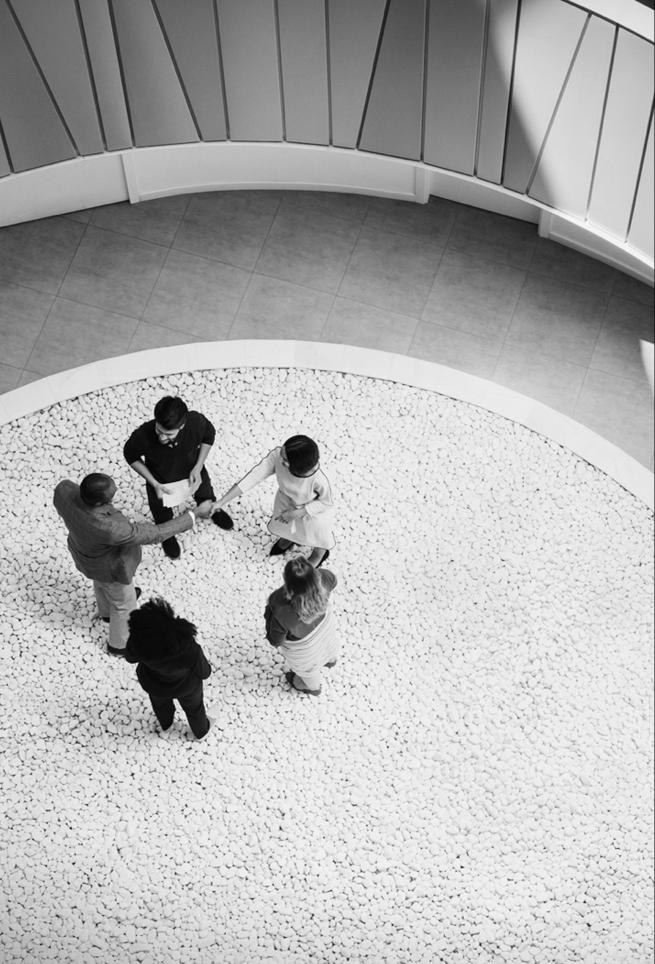 Business partners in discussion